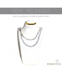 Piao Hua & Lavender Jadeite Jade Necklace